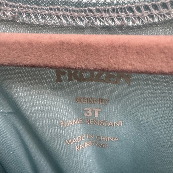 Disney 3T Girls Frozen Elsa Ice Queen Costume Dress Pajama Dress - Picture 6 of 11